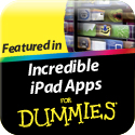 My Writing Spot was featured in the book Incredible iPad Apps for Dummies