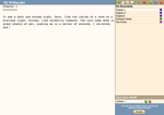 Screenshot of My Writing Spot web app